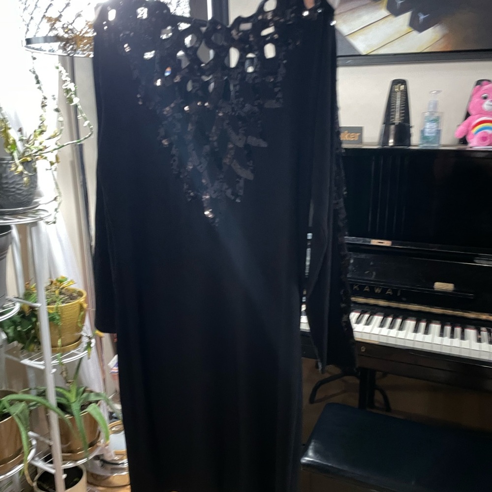Joseph Ribkoff Dress Sequin Appliqué Style 161995 - Picture 10 of 15